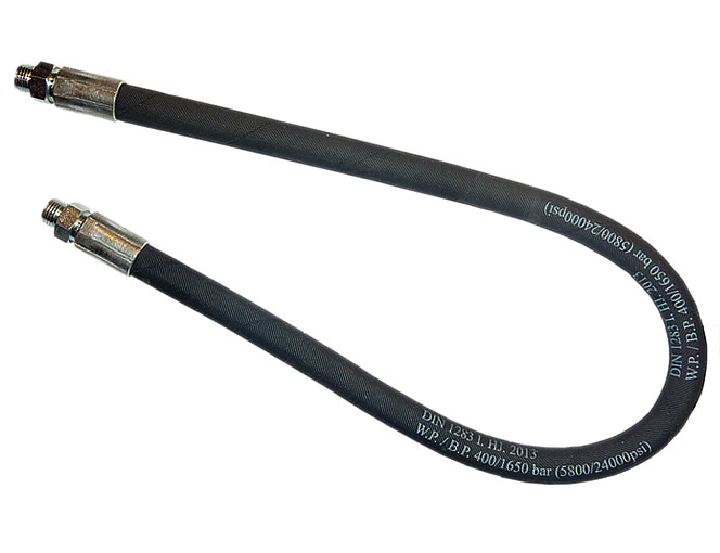 20 INCH METRIC GREASE GUN HOSE