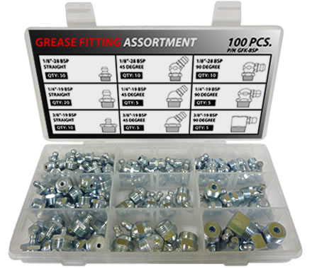 GREASE FITTING ASSORTMENT KIT
