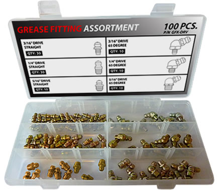 GREASE FITTING ASSORTMENT KIT