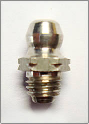 1/4"-28 Straight Stainless Steel Grease Fitting