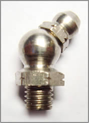 1/4"-28 45 Degree Stainless Steel Grease Fitting