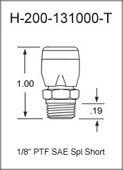 1/8" PTF Vent Grease Fitting