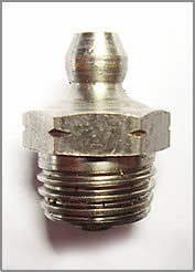 1/4" PTF Straight Stainless Steel Grease Fitting