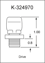 Drive Type Vent Grease Fitting