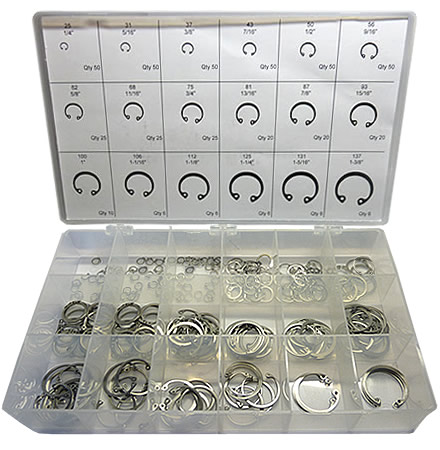 INTERNAL STAINLESS STEEL RETAINING RING KIT