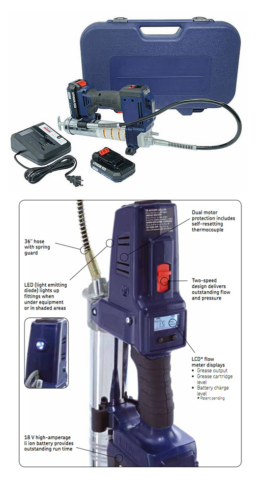 BATTERY GREASE GUN