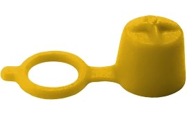 YELLOW FITTING CAPS